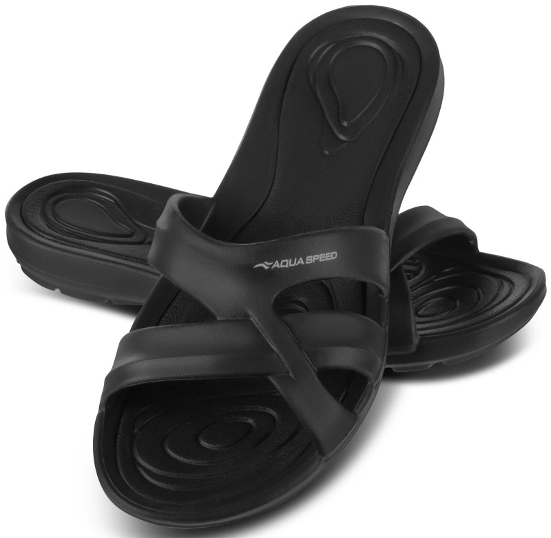 Nazouváky k vodě Panama černé - AQUA SPEED 42