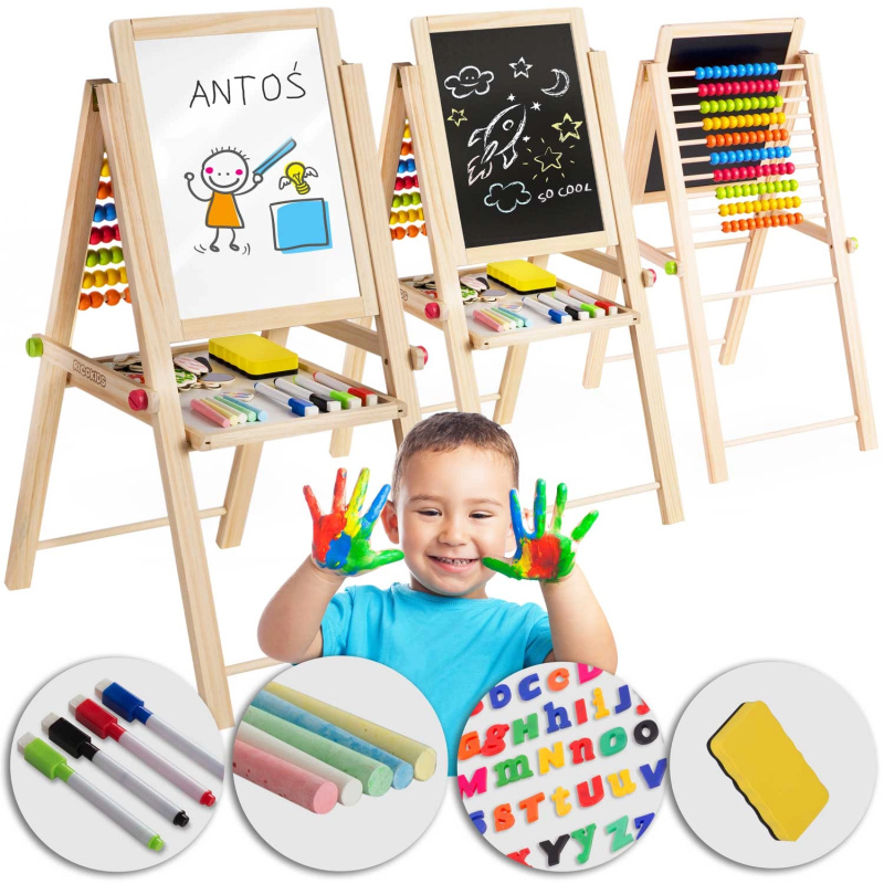 Ricokids Magnetická otočná tabule růžová