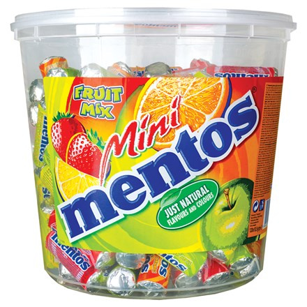 mentos Mini Fruit bonbóny 120 x 10,5 g