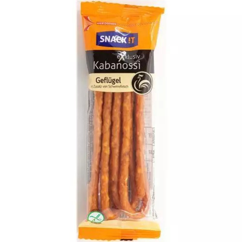 Snack !T kabanos exclusive drůbeží 50g