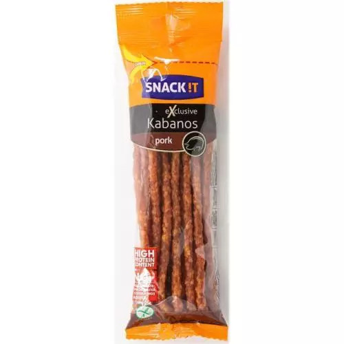 Snack !T kabanos exclusive vepřový 120g