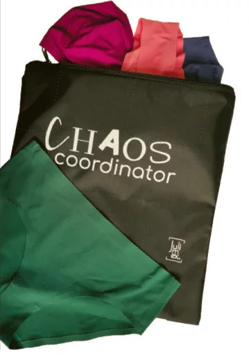 Cestovní organizátor na spodní prádlo BA-18 - Julimex one size černá s potiskem