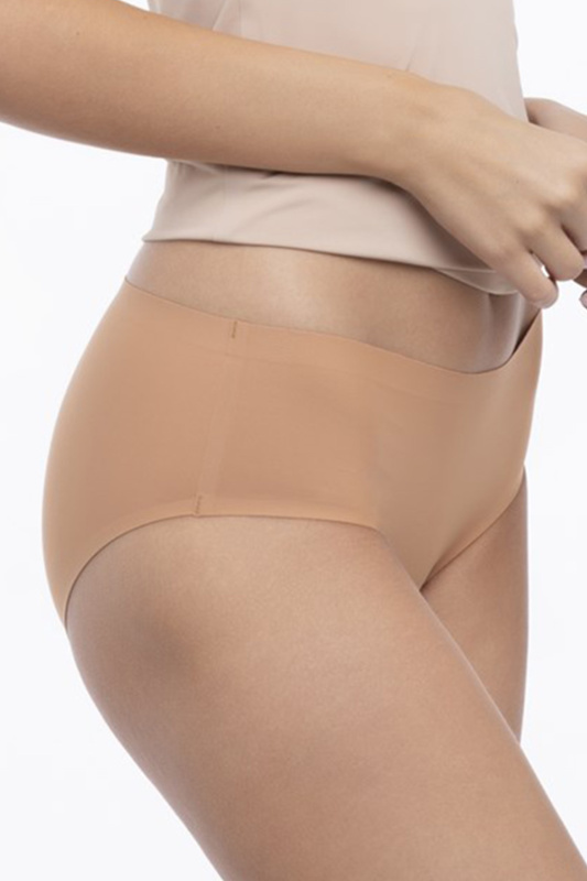 Kalhotky Julimex Lingerie Simple panty Barva: Hnědá, Velikost: L