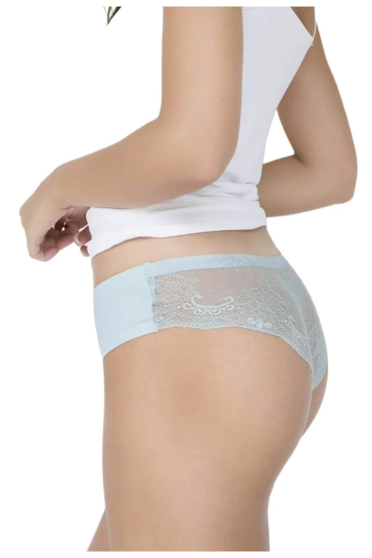 Dámské tanga purpurová - Julimex XL tyrkys