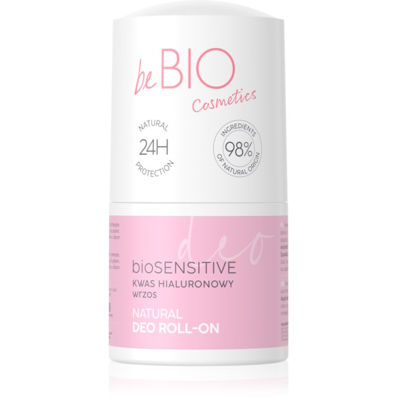 beBIO Hyaluro bioSensitive deodorant roll-on pro citlivou pokožku 50 ml