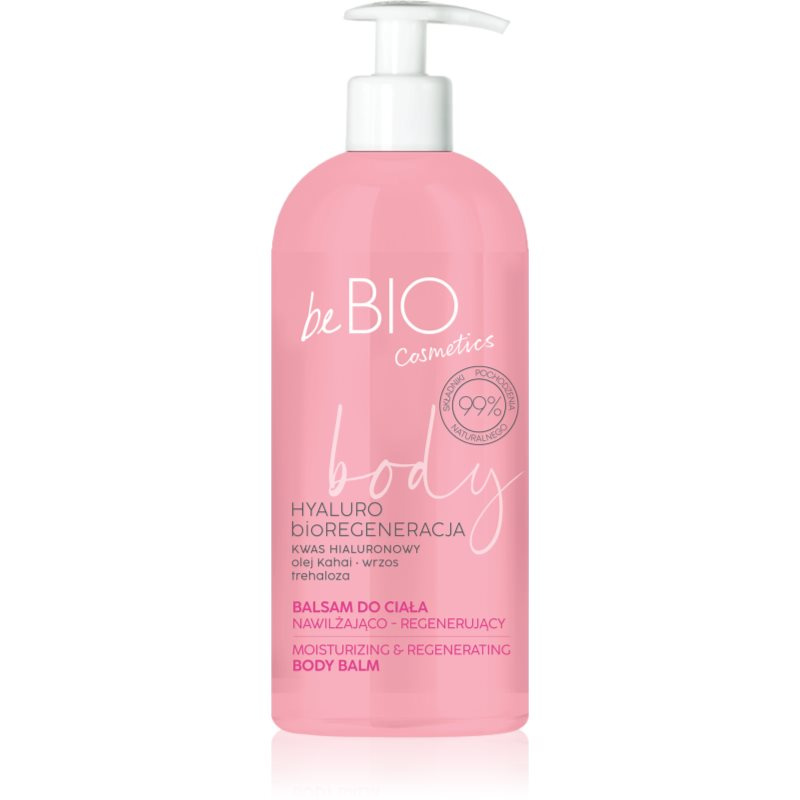 beBIO Hyaluro bioRegeneration regenerační tělový balzám s hydratačním účinkem 350 ml