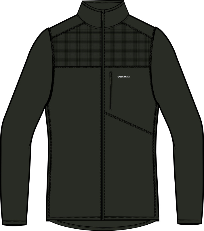 Pánská mikina VIKING Midland zelená Velikost: M