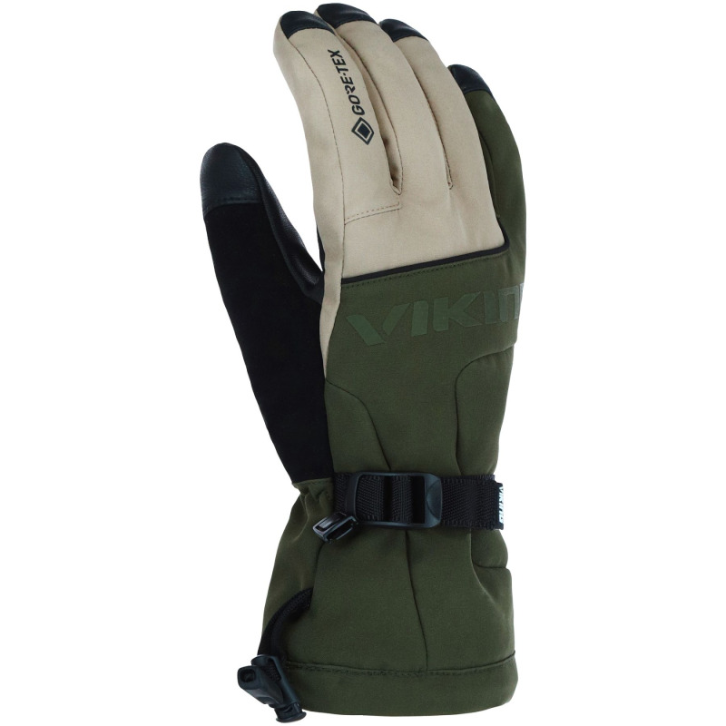 Pánské lyžařské rukavice viking hudson gtx freeride béžová/khaki 8