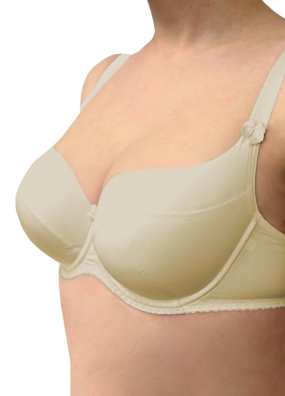 Podprsenka Malinez Nicole Light Beige Smooth Full Cup Bra Béžová 80B