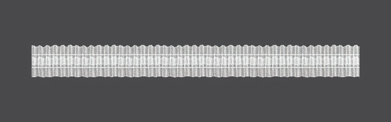 MAGAM Záclonová řasící páska, stuha, univerzální řasení, transparentní, šířka 2,5cm (v metráži)