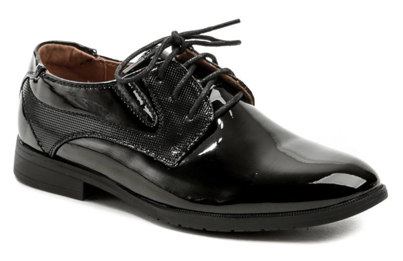 Wojtylko 7w1196 černé lakované polobotky EUR 39