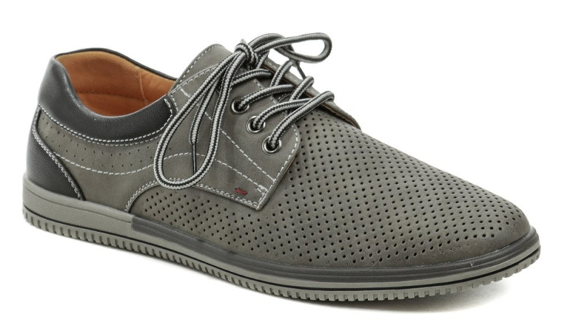 Wojtylko 9W22605S šedé pánské polobotky EUR 41