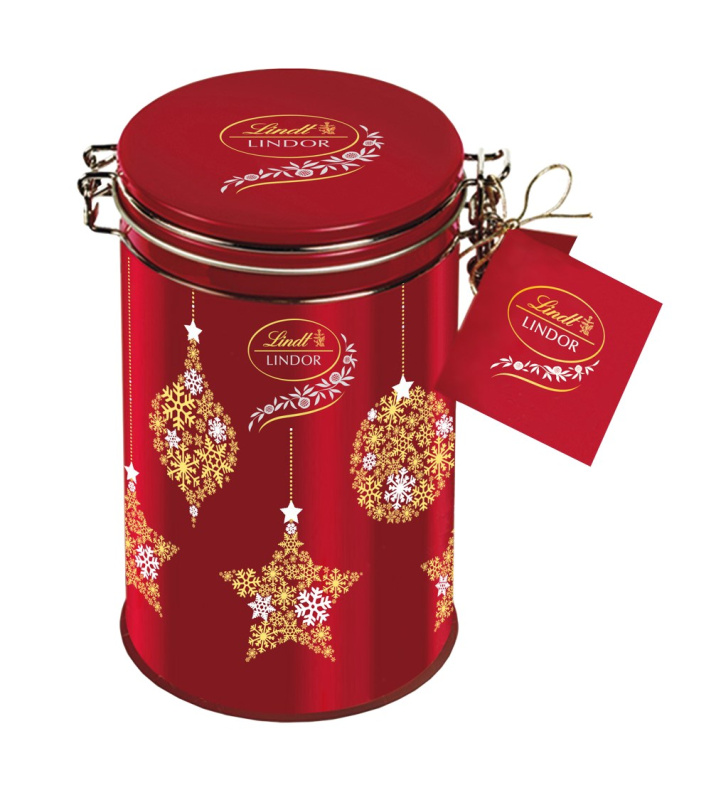 Lindor Tin Milk - čokoládové pralinky - mléčné, 150 g