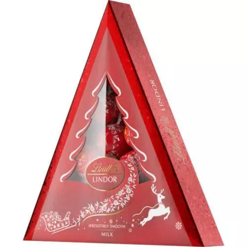 Lindor Xmass Tree - čokoládové pralinky, mléčné, 125 g