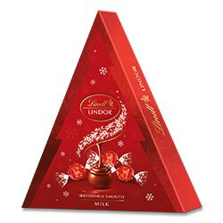 Lindor Xmass Tree - čokoládové pralinky, mléčné, 125 g