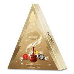 Lindor Xmas tree Assorted - čokoládové pralinky - mix, 125 g