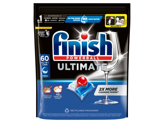 FINISH Ultimate All in 1 Kapsle do myčky nádobí 60 ks