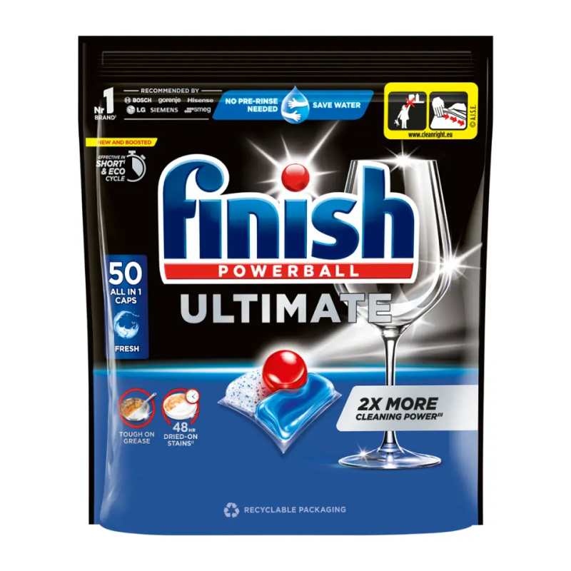 FINISH Ultimate All in 1 Kapsle do myčky nádobí 50 ks