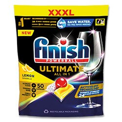 Finish Ultimate - kapsle do myčky - Lemon, 50 kapslí