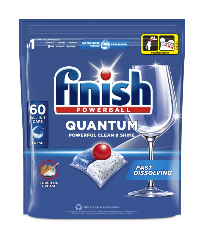 Finish Quantum - kapsle do myčky - 60 kapslí