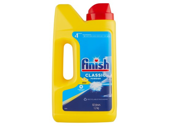 Finish prášek do myčky - lemon 1,2 kg (60 dávek)
