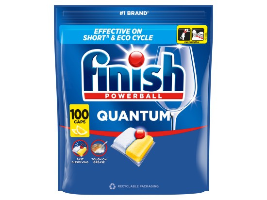 Finish Quantum All in 1 lemon sparkle 100 ks