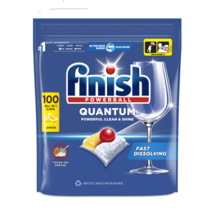 Finish Quantum All in 1 lemon sparkle 100 ks