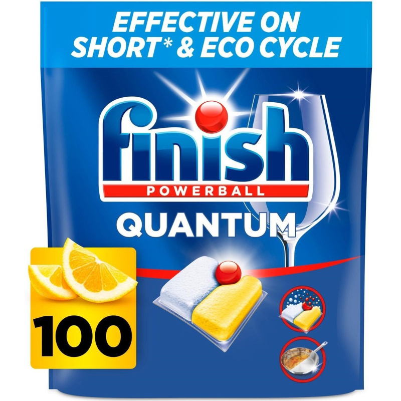 Finish Quantum All in 1 lemon sparkle 100 ks