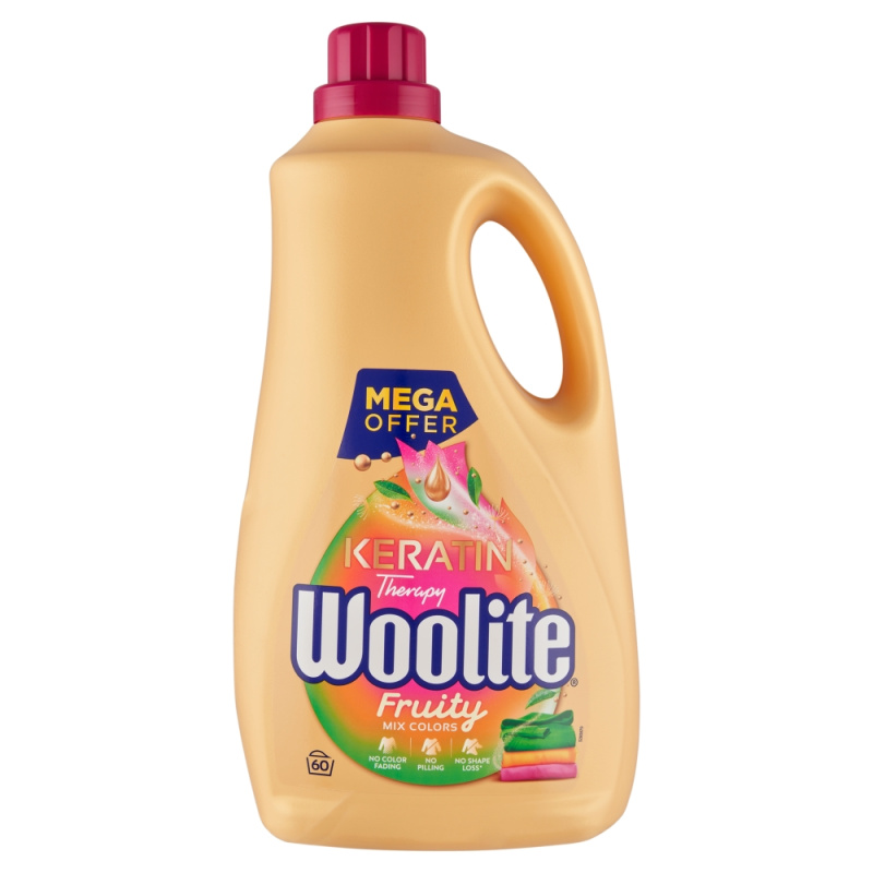 Woolite Keratin Therapy Color Fruity prací prostředek (3,6 l)