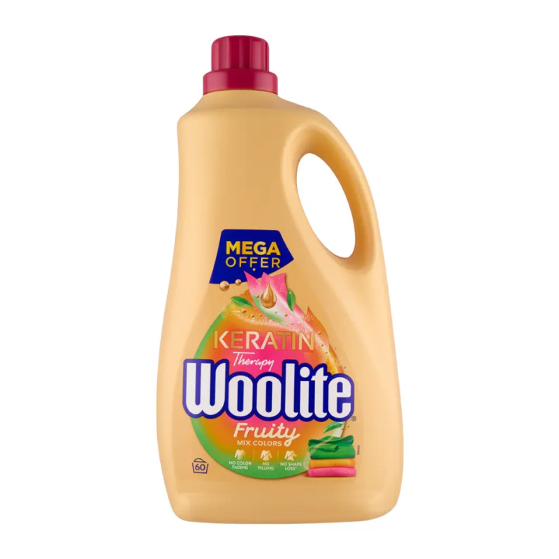 Woolite Keratin Therapy Color Fruity prací prostředek (3,6 l)