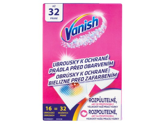 Vanish Color Protect ubrousky 16 ks