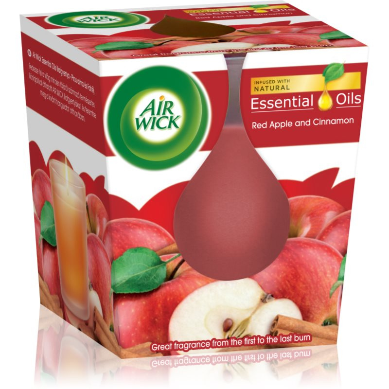 Air Wick Vonná svíčka červené jablko a skořice