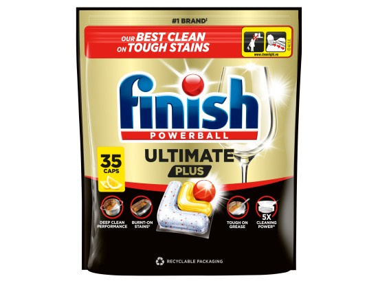 Finish Ultimate Plus Lemon kapsle do myčky nádobí