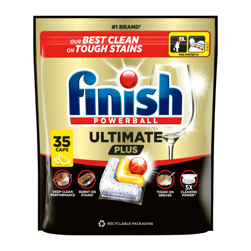 Finish Ultimate Plus Lemon kapsle do myčky nádobí
