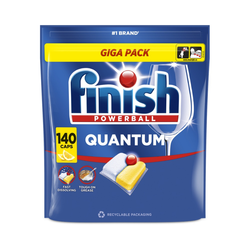 Finish Quantum Lemon kapsle do myčky nádobí