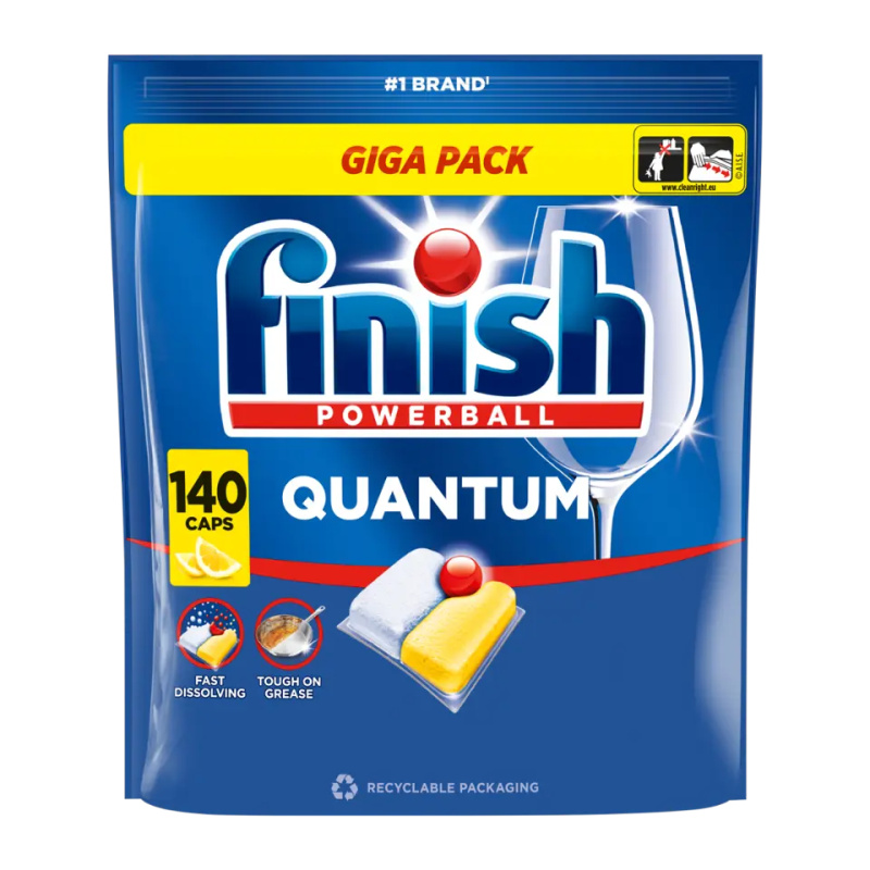 Finish Quantum Lemon kapsle do myčky nádobí