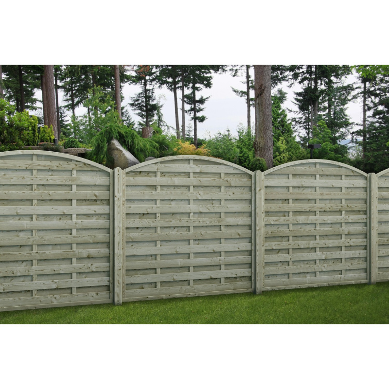 Plotový prvek Hamburg obloukový tlakově impregnovaný 180 x 180 cm