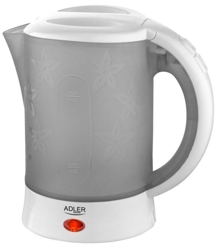 Rychlovarná konvice Adler AD 1268 / 600 W / 0,6 l / šedá/bílá Varianta: ivi1