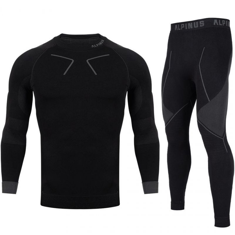 Alpinus Tactical Base Layer Set black-grey M GT43276 pánské s
