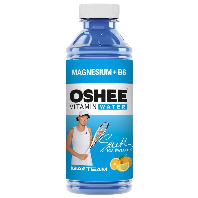 Vitamínová voda OSHEE - citron a pomeranč, Magnesium+ B6, 6x 555 ml
