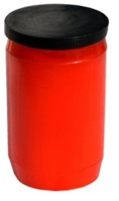 Admit hřbitovní svíčka náplň olejová červená malá 110g