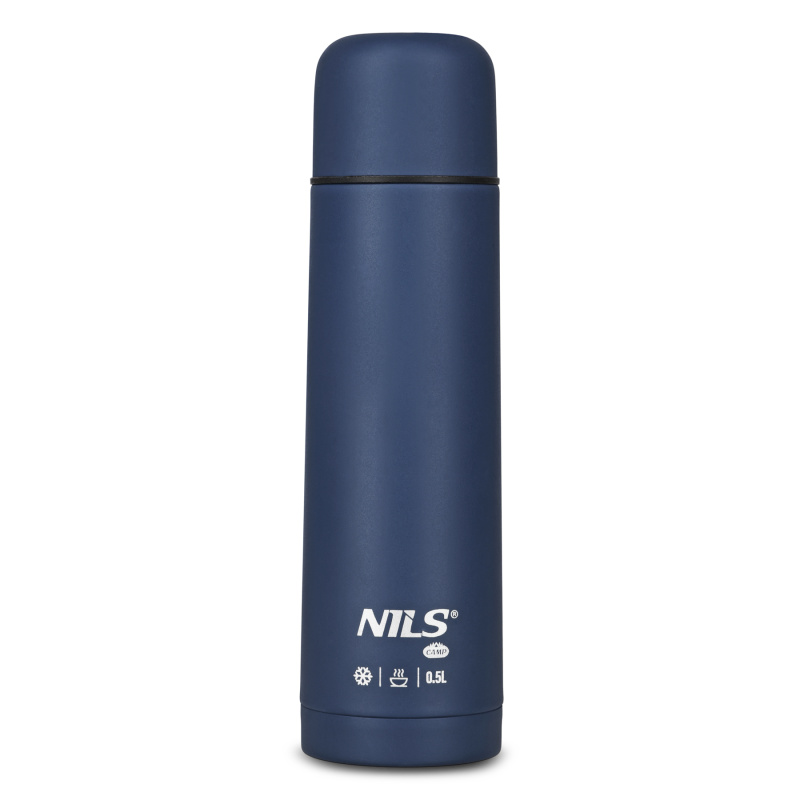 NILS Camp vakuová termoska nc3803 modrá 500 ml