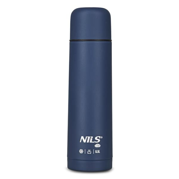 NILS Camp vakuová termoska nc3803 modrá 500 ml