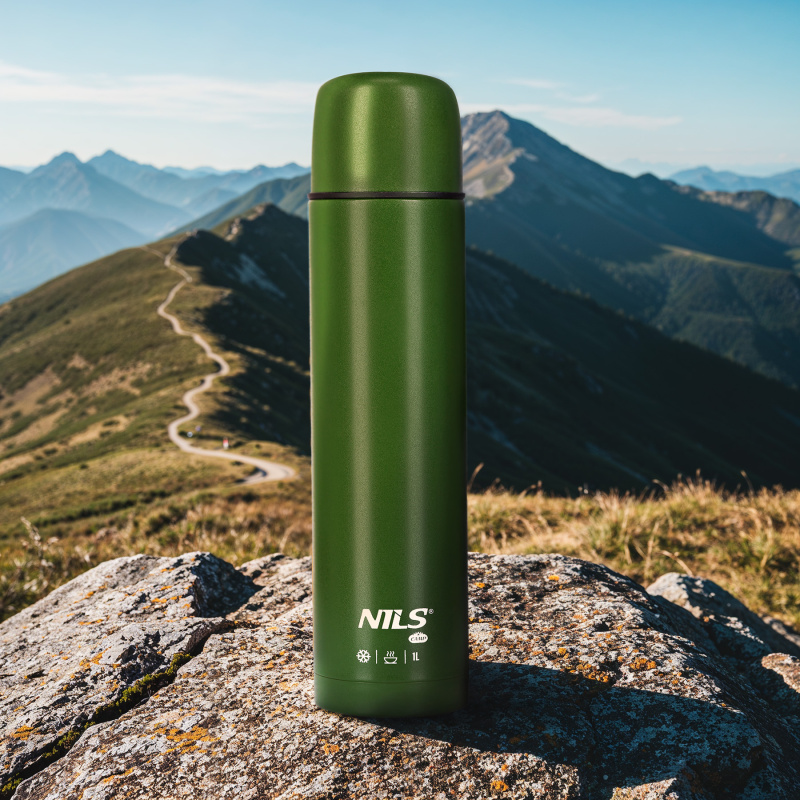 Nils Camp Termoska NC3804 zelená 1000 ml