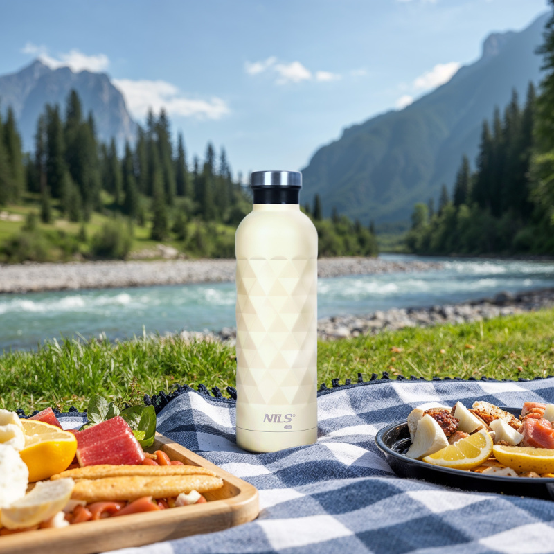 Nils Camp Termoláhev NC3805 béžová 750 ml