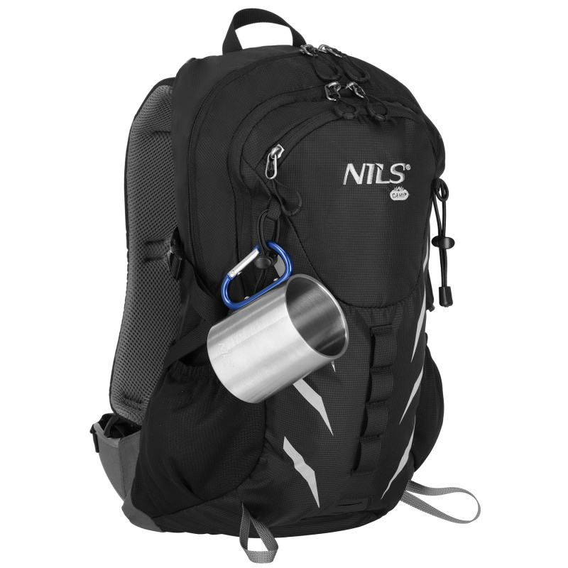 Bino Kempingový hrnek NILS Camp NC17110 s karau modrý 300 ml
