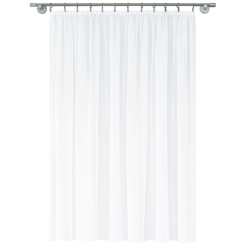 SPLENDID Záclona DIANA s páskou, bílá, 290 x 260 cm