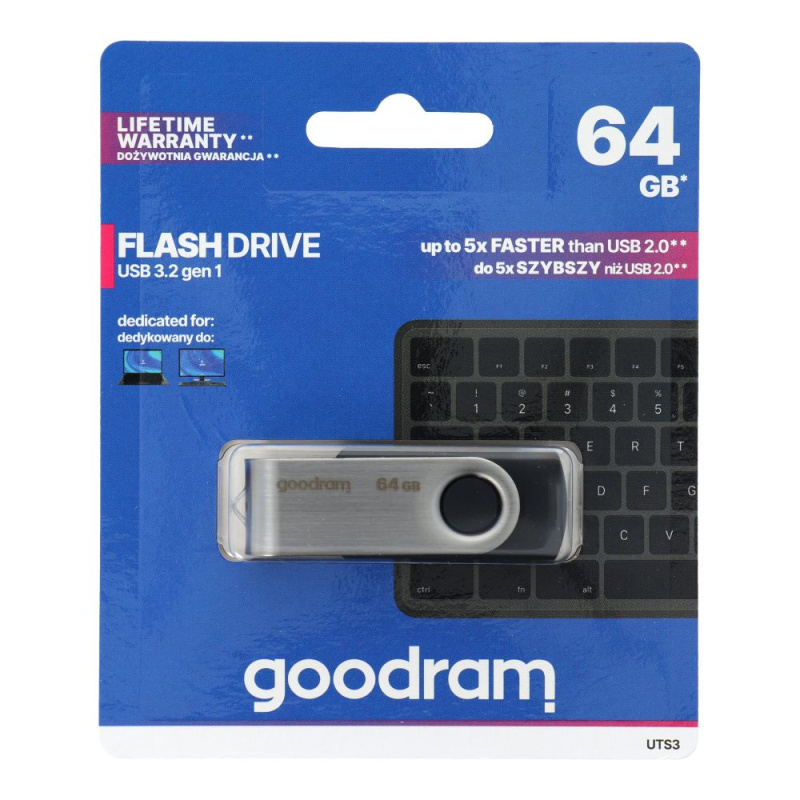 Flash disk GOODRAM UTS3 64GB USB 3.2