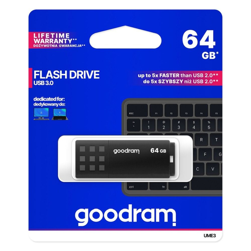 Flash disk GOODRAM UME3 64GB USB 3.2