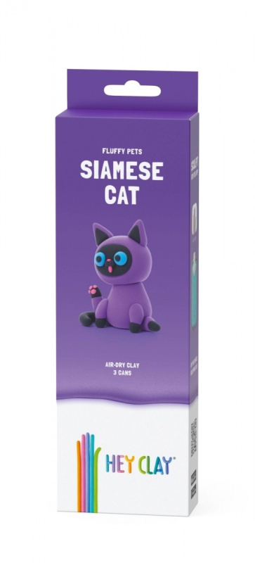 Masa plastyczna Hey Clay figurka Kočka siamská